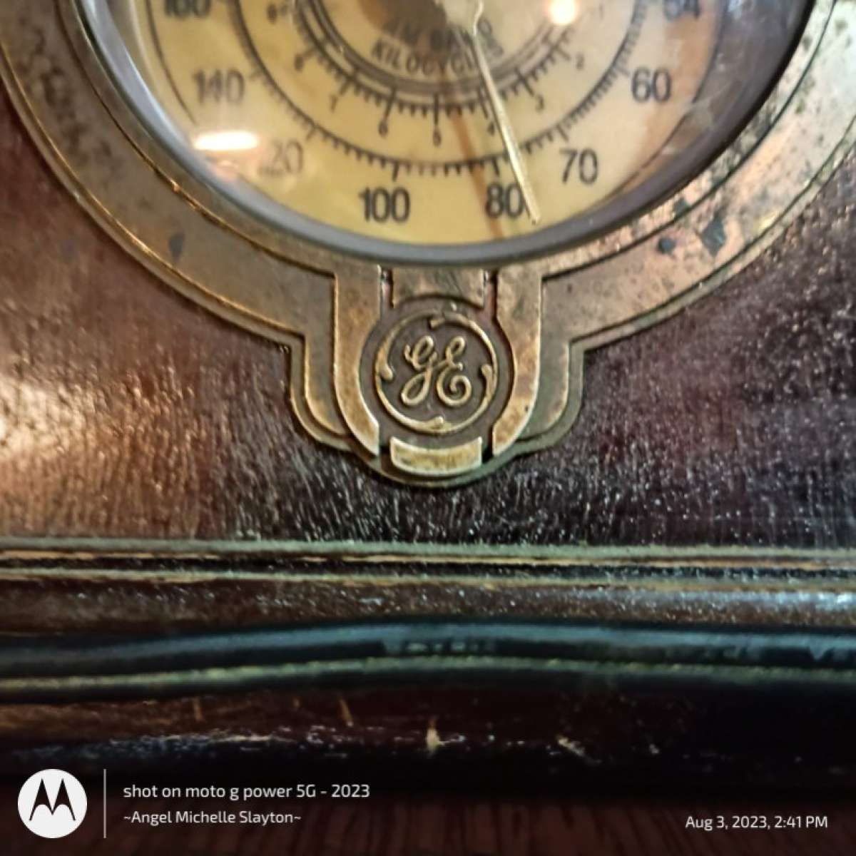 old radio from 70s works too