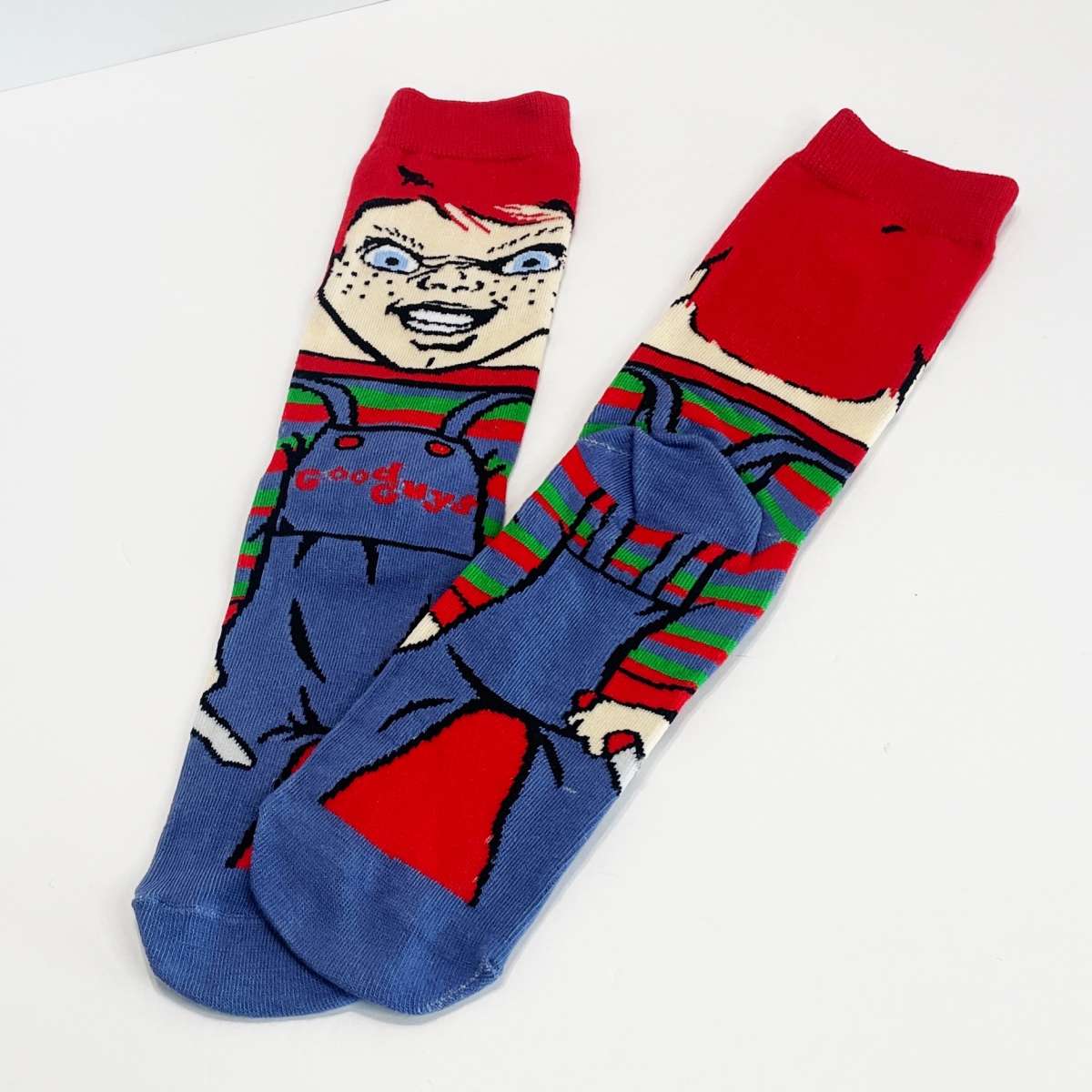 Chucky Childs Play Horror Character Socks Adult NEW