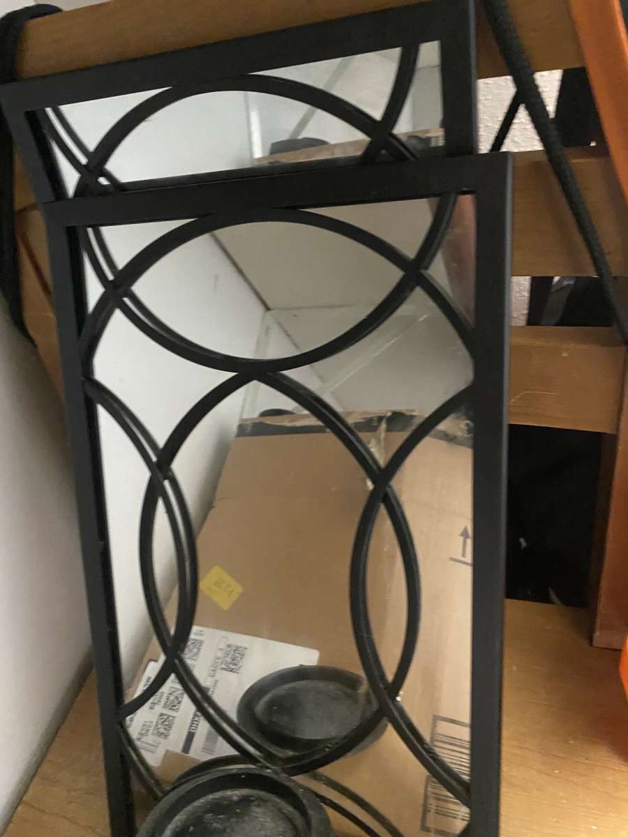 mirrors with candle holders