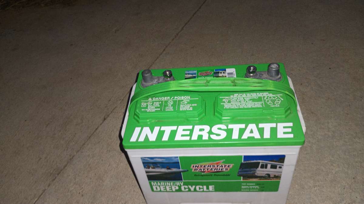 Brandnew Interstate Deepcycle Marine battery