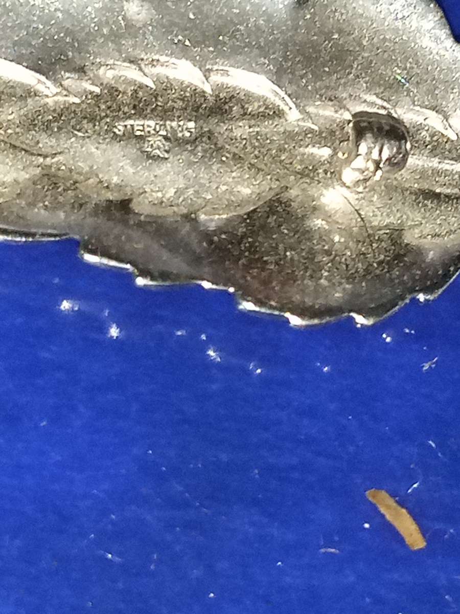 Sterling Silver Leaf Pin