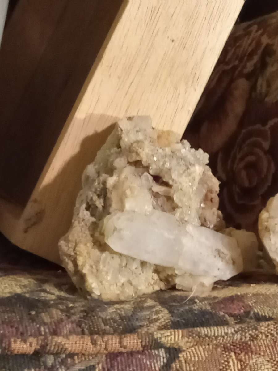 Quartz Mineral rock and crystals