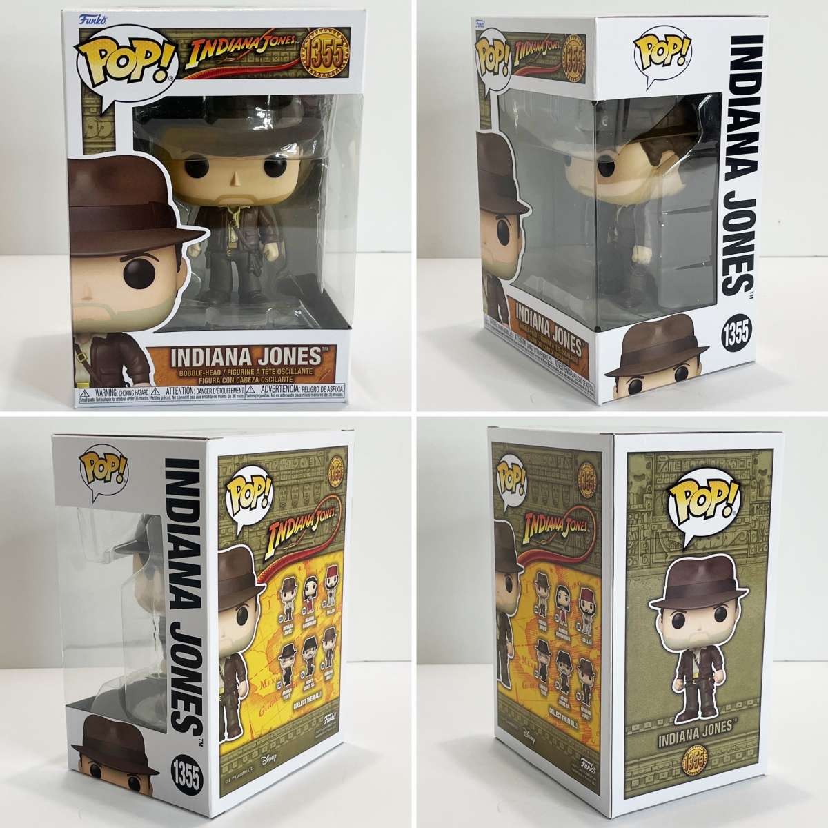 8pc Complete Set Indiana Jones Funko Pops MIB