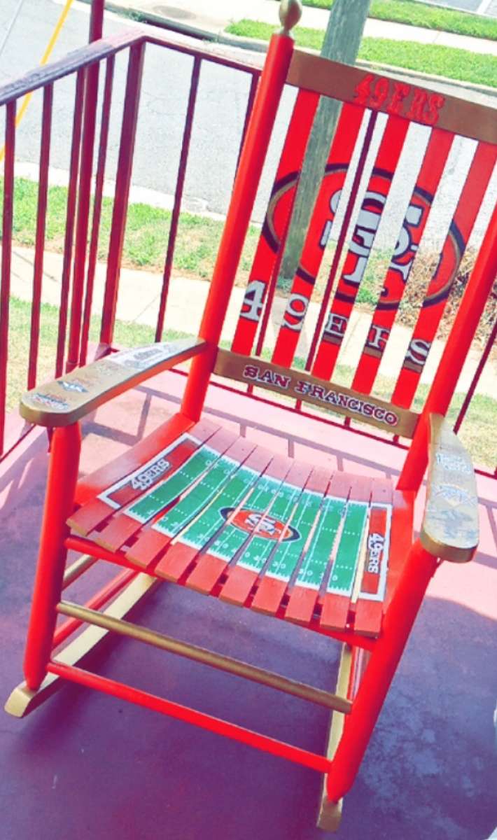 Custom Sports Teams Ultimate Fan Rocking Chair