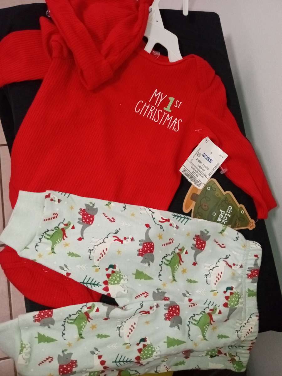 babys first Christmas outfit