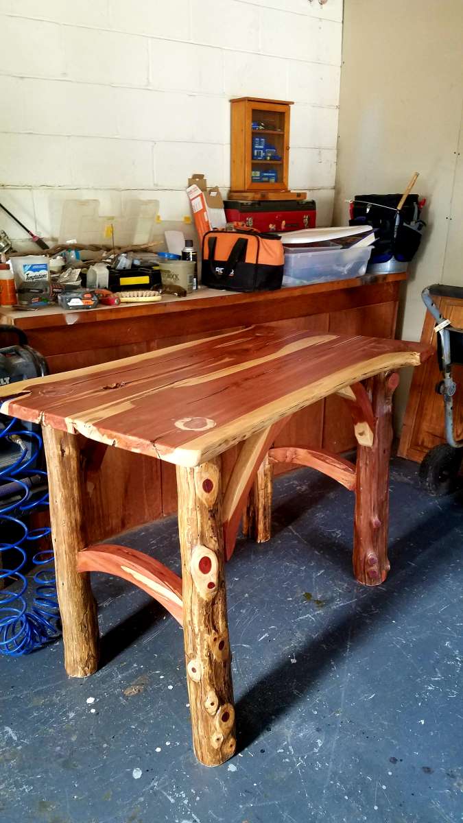 table  handmade  table  cedar