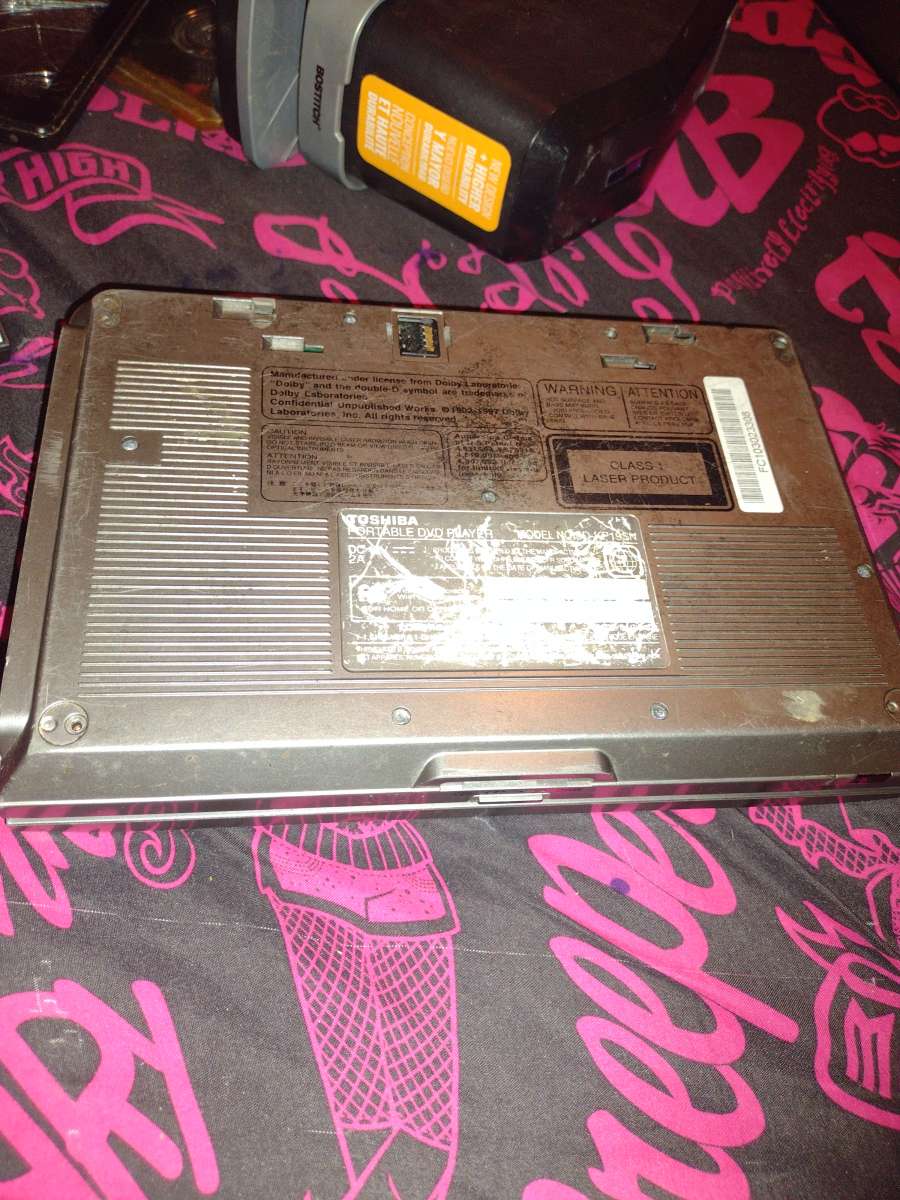 Toshiba portable DVD player