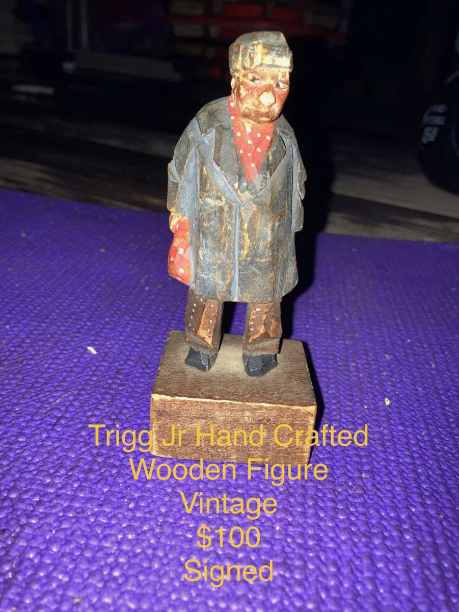 Vintage Wooden figure
