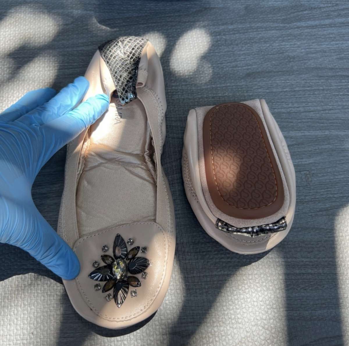 foldable ballet flats