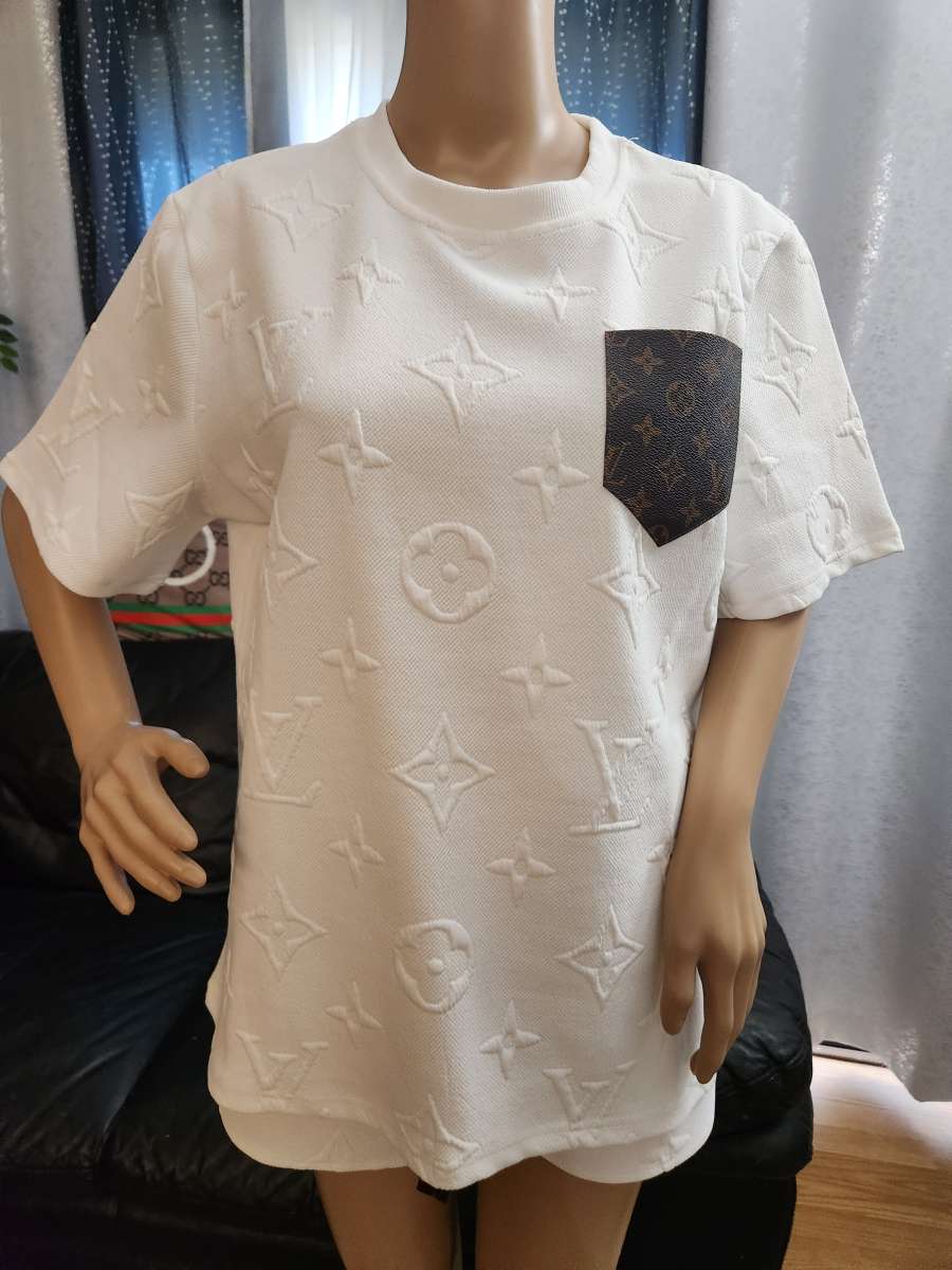 LV blouse and short