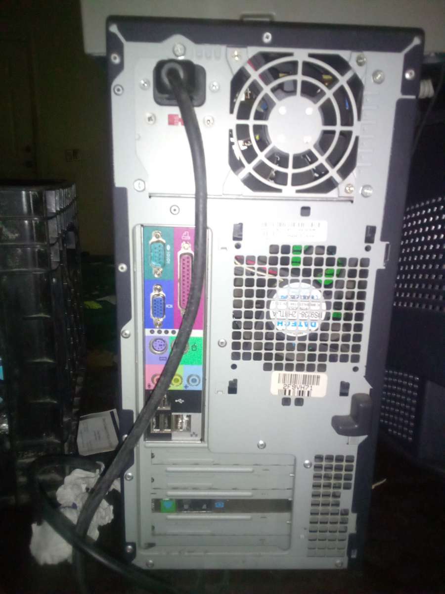 dell desktop computer fax machine receiver