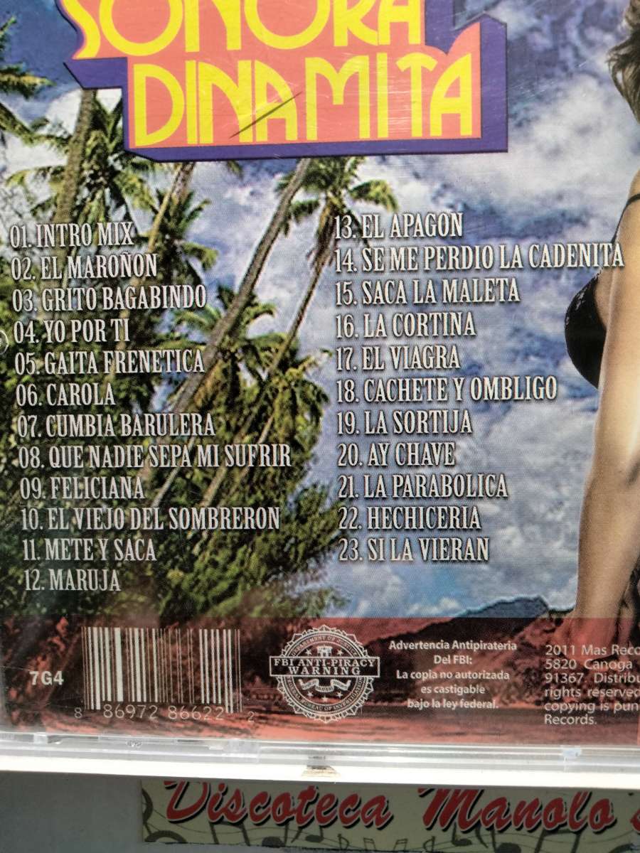LA SONORA DINAMITA 20 EXITOS CD USADO EN EXC COND