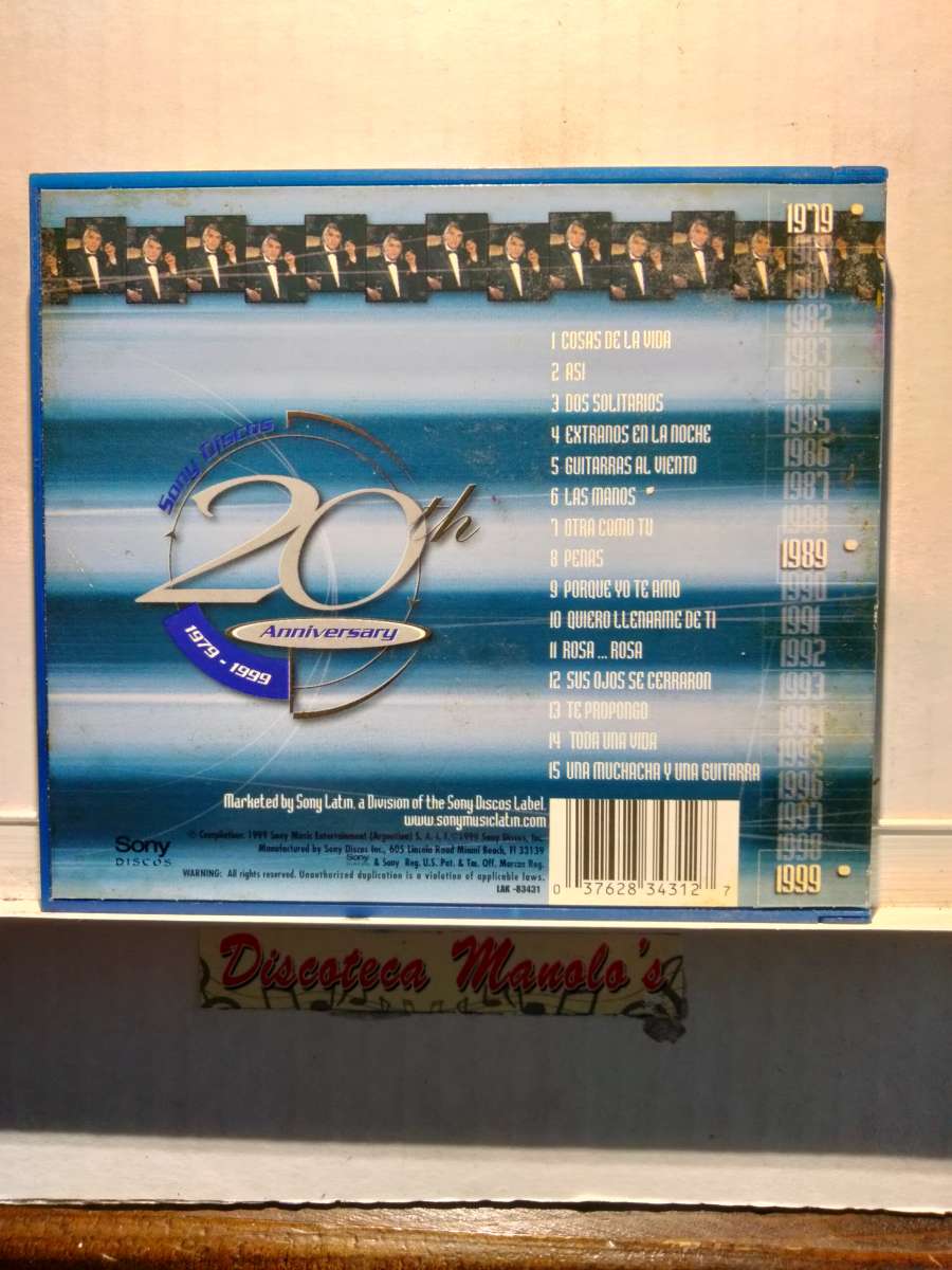 SANDRO 15 EXITOS CD USADO EN EXC COND CAJA ABIERTA