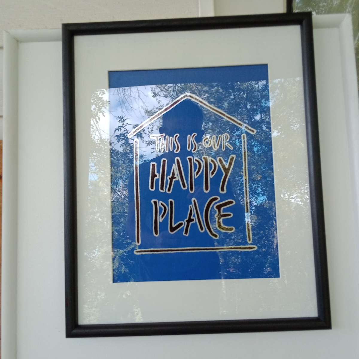 Hand painted THIS IS OUR HAPPY PLACE painting