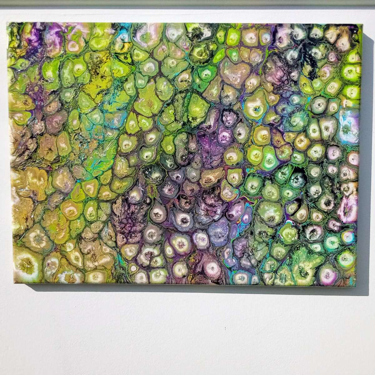 16 x 12 x 1 Acrylic Pour Painting