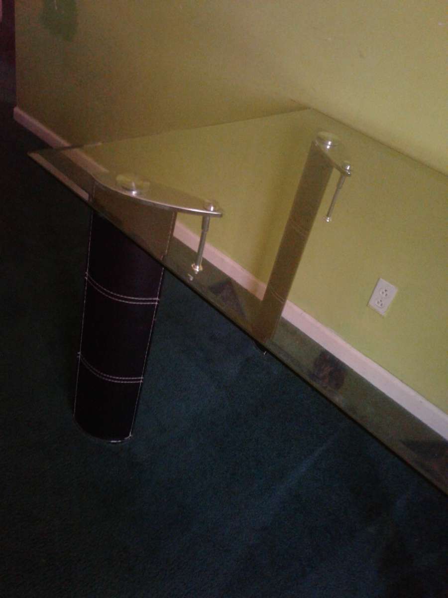 glass table 35 by 59