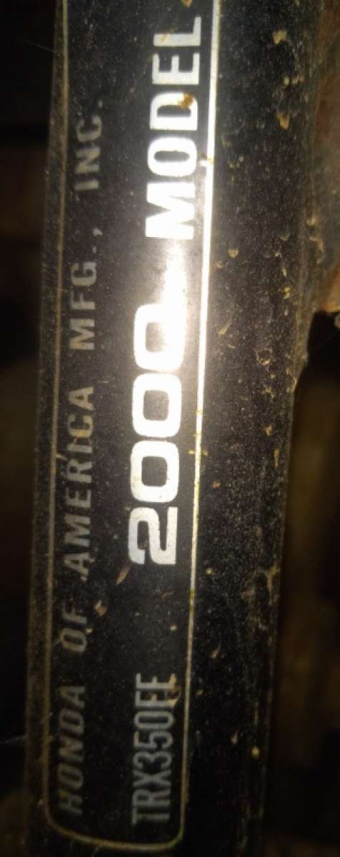 2000 Honda rancher 350 es 4x4