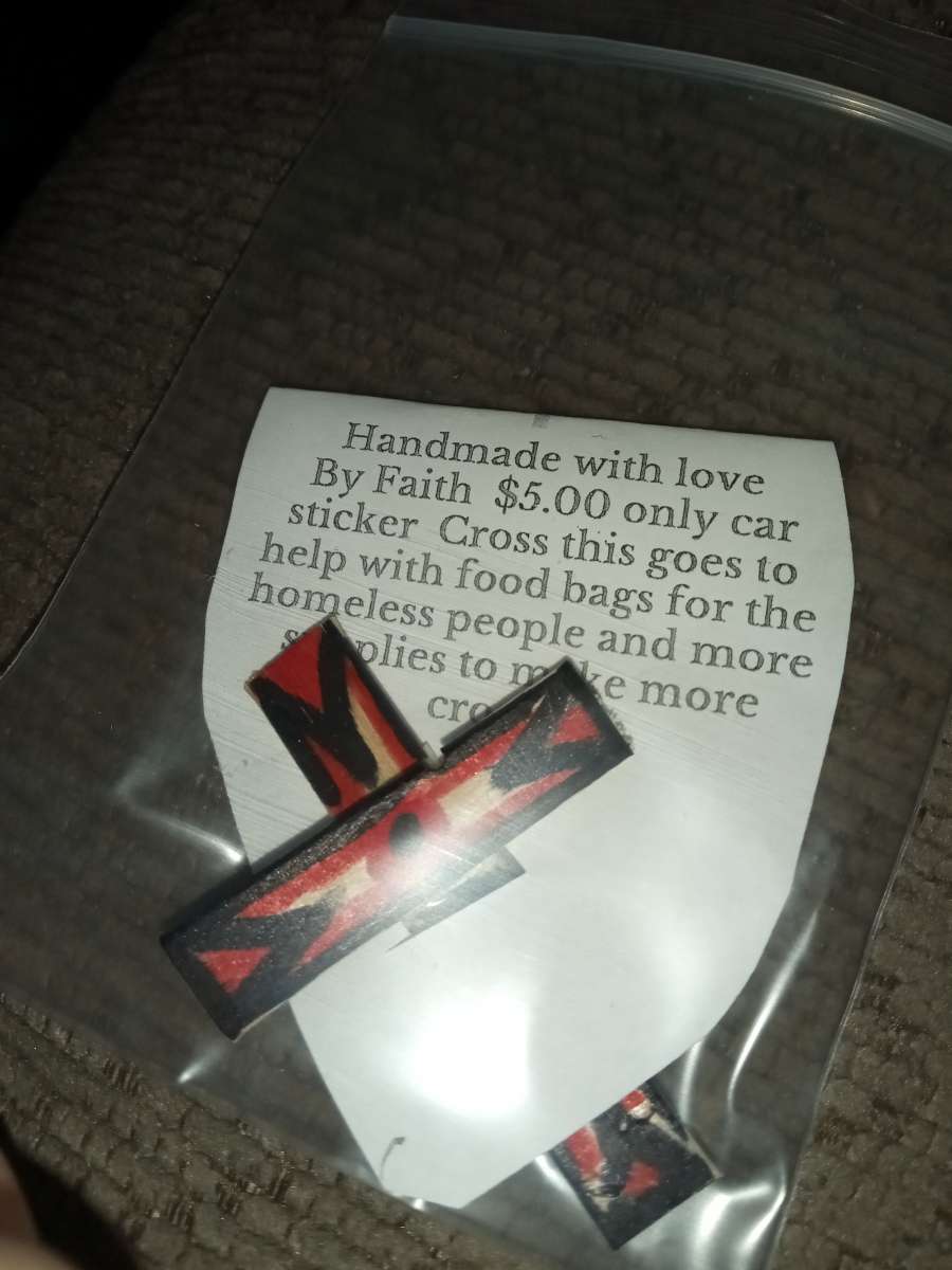 hand made crosses with gods  help