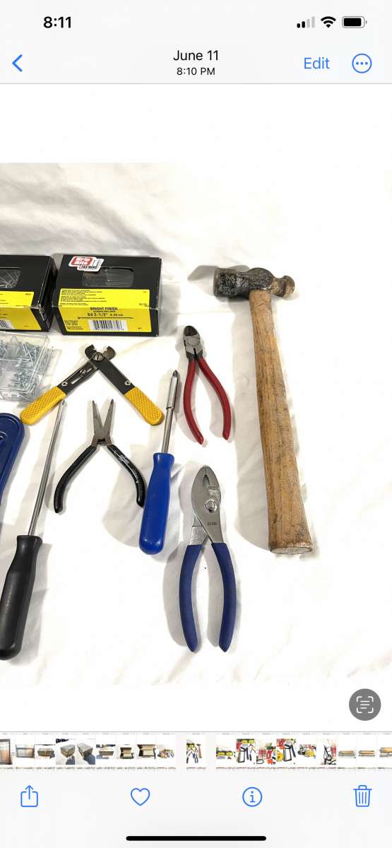 new and used hand tools and hardware