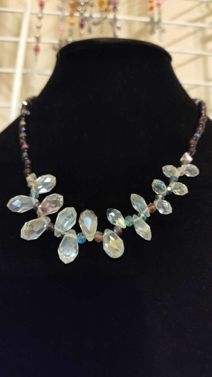 Hand made crystal necklace