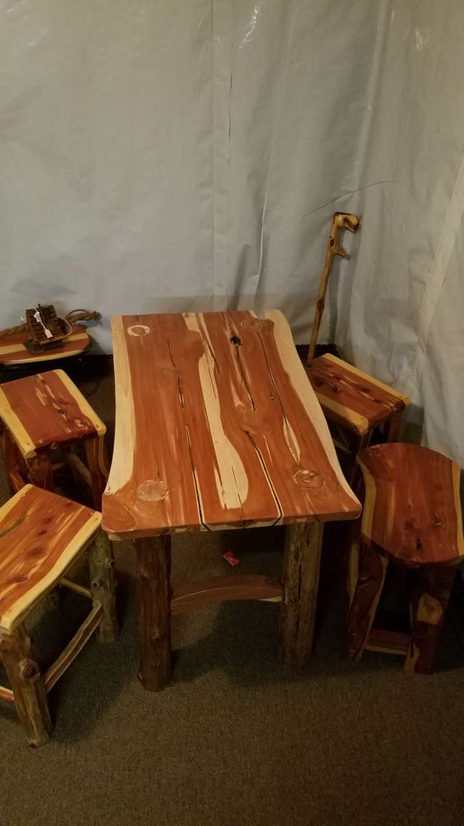 table  handmade  table  cedar