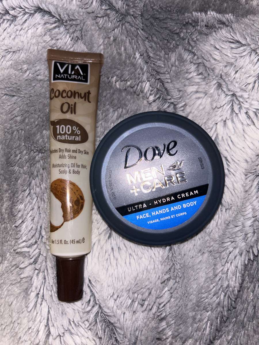 mens lotion oil set of two