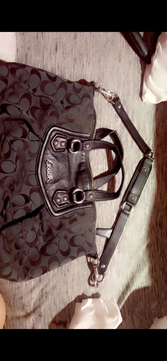 Gorgeous Spacious Black Coach Bag