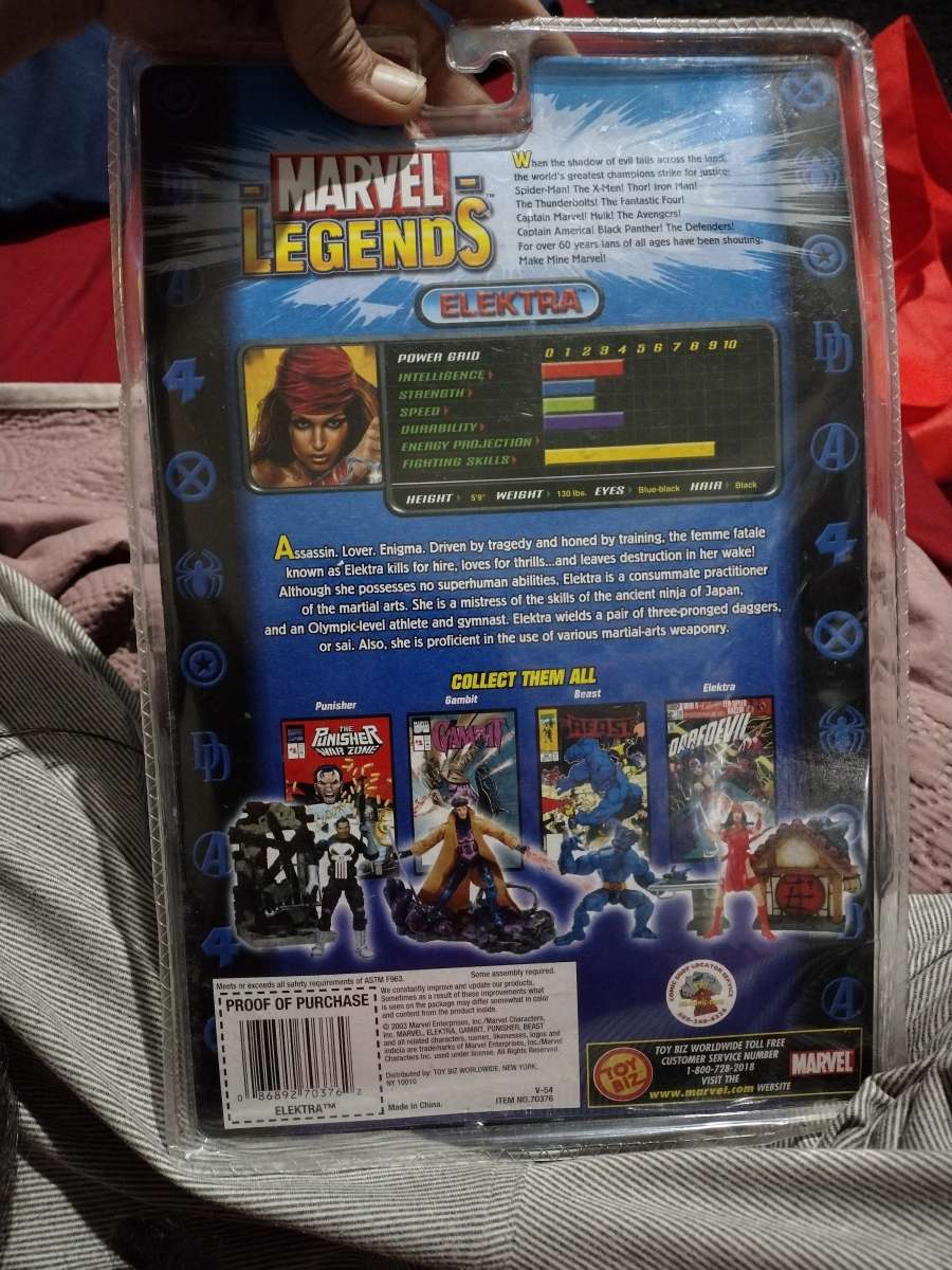 marvel Legends Elektra