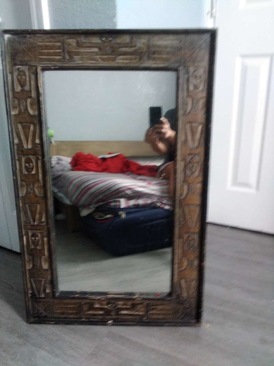 African mirror handcarve