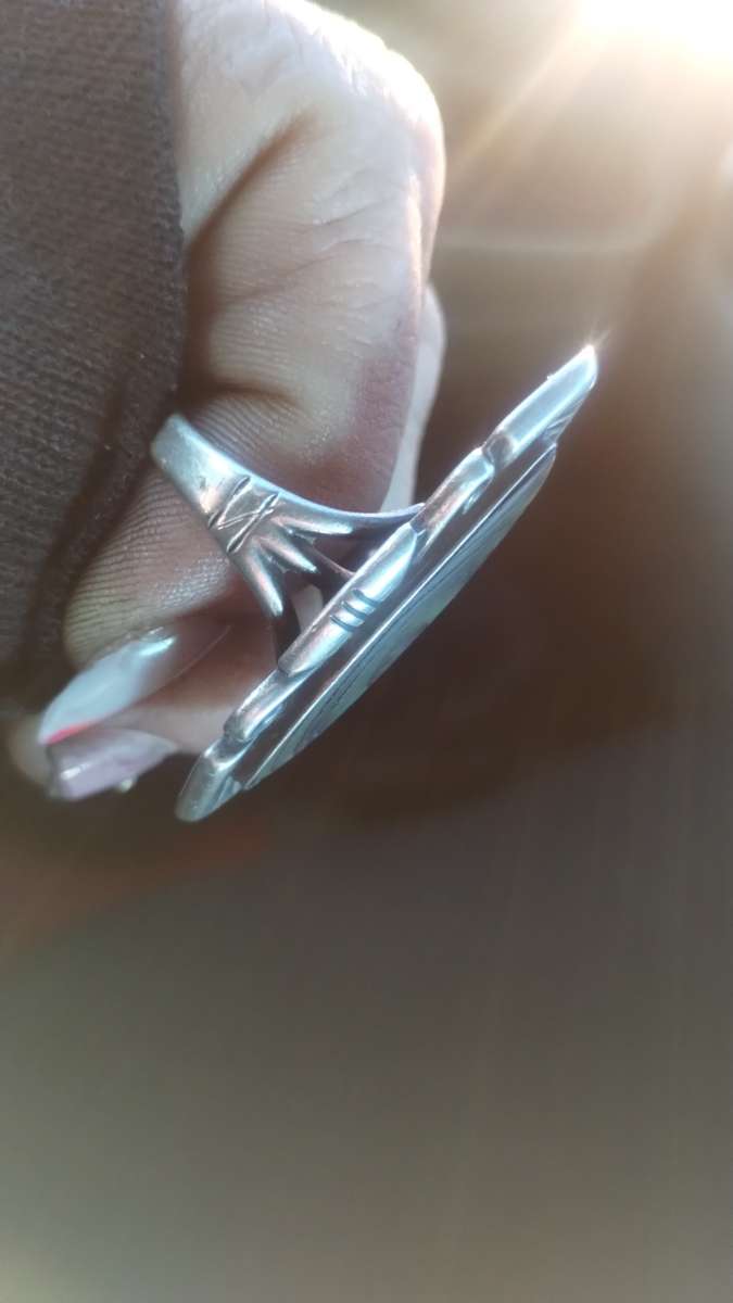 indian tribe oval opal ring