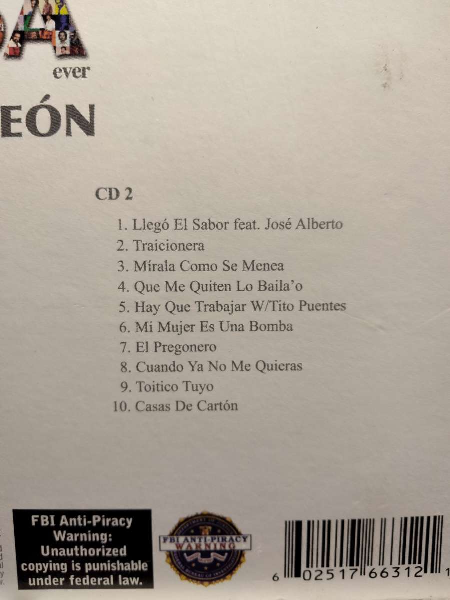 OSCAR DLEON THE GREATEST SALSA CD USADO EN EXC COND