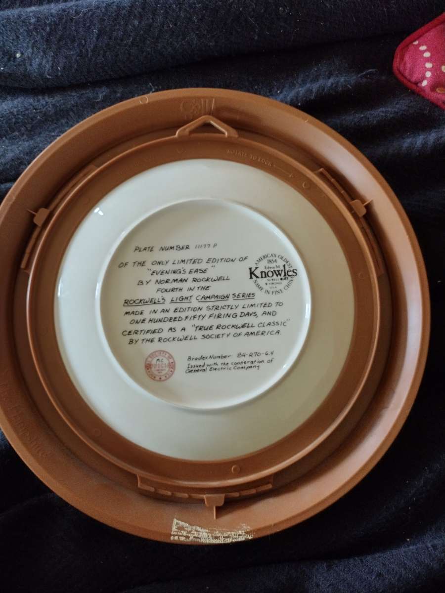 Norman Rockwell plates