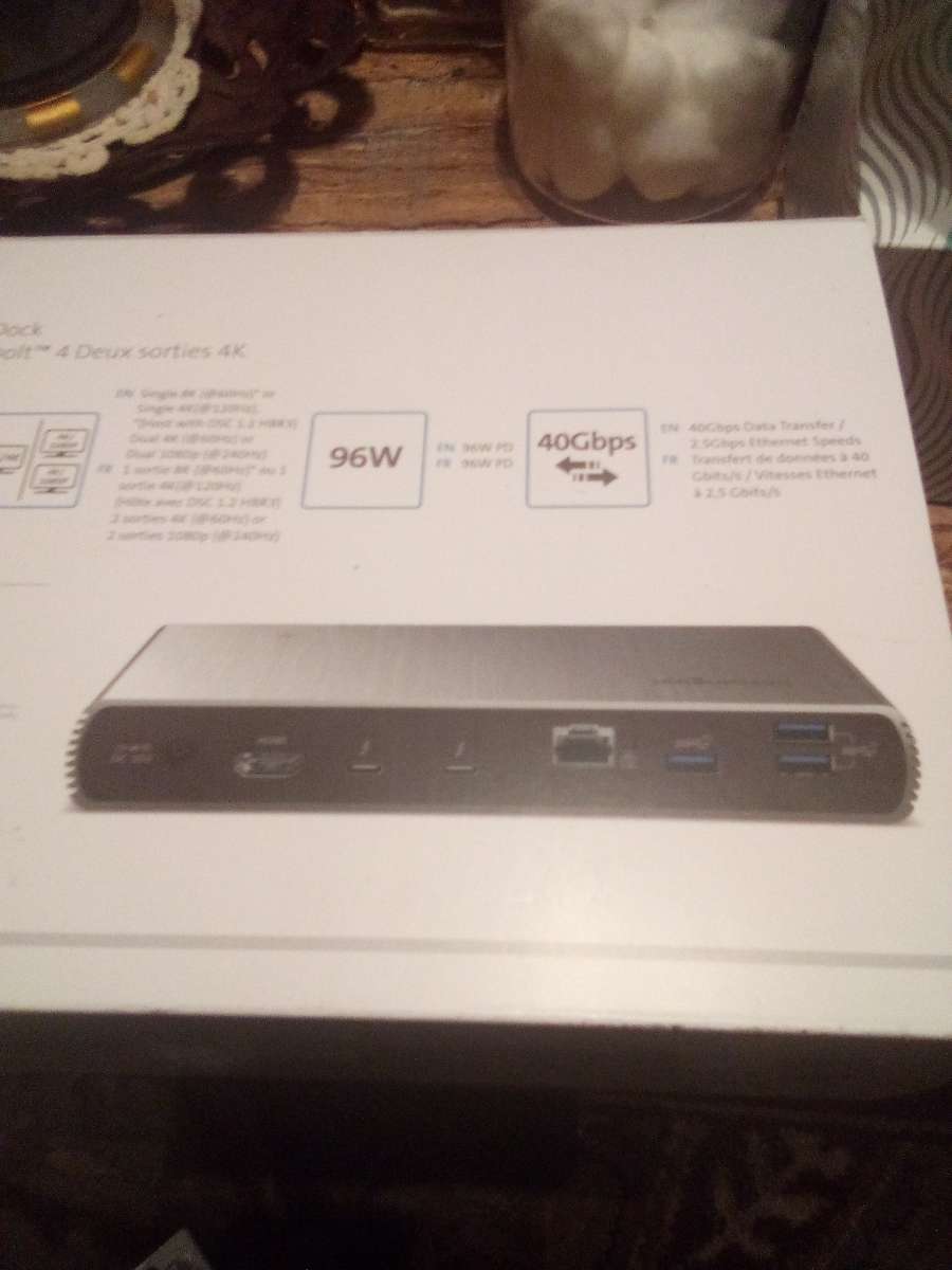 Kensington Thunderbolt 4 dual 4k dock station