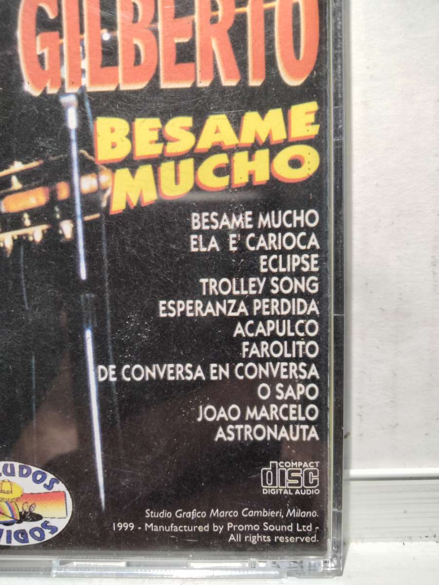 JOAO GILBERTO BESAME MUCHO CD USADO EN EXC COND CAJA ABIERTA