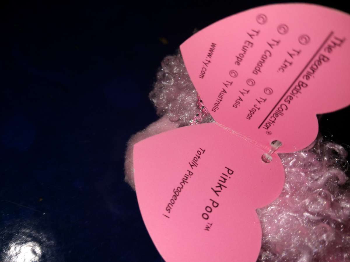 TY Pinky Poo key chain