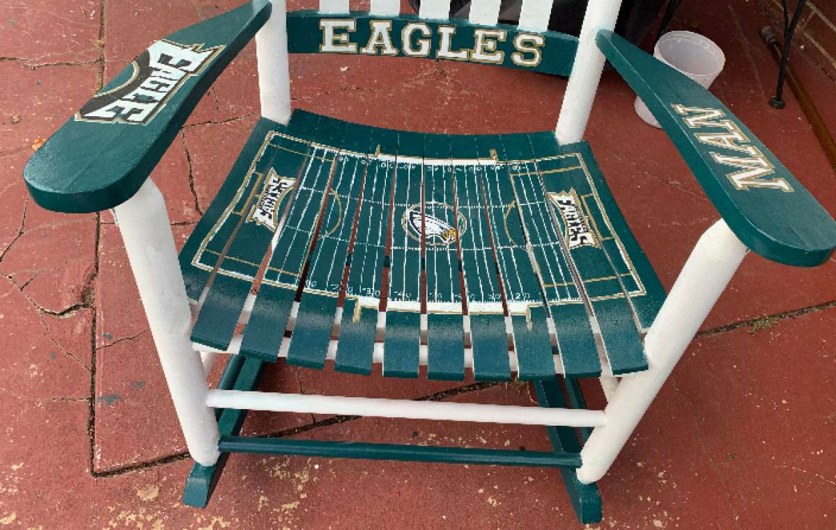 Custom Sports Teams Ultimate Fan Rocking Chair