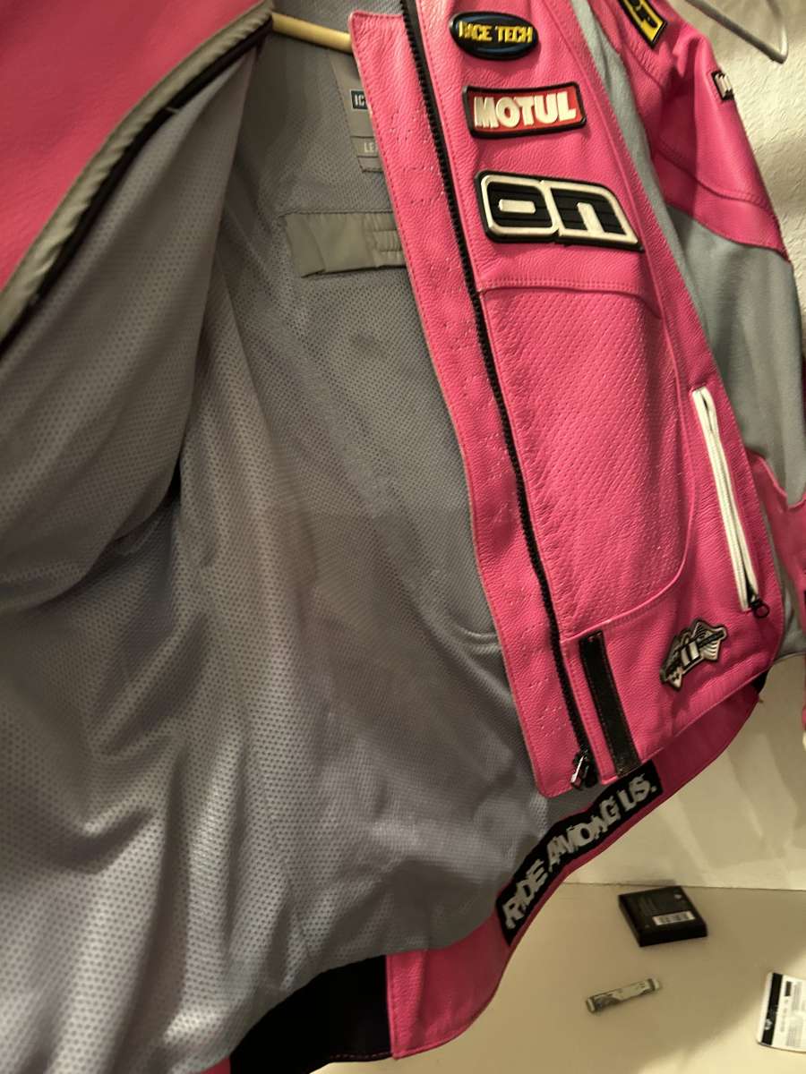 motorcycle helmet and jacket