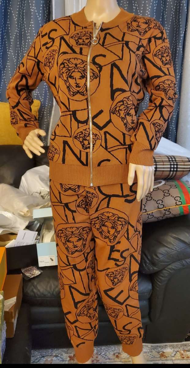 Versace pants and sweater