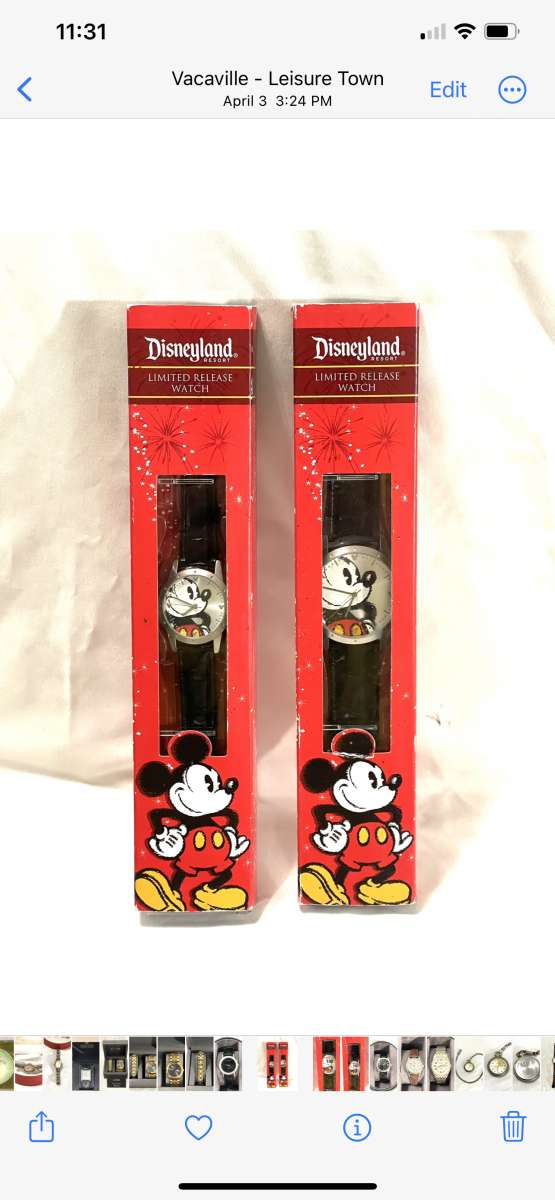 New His and Hers Mickey Mouse watches
