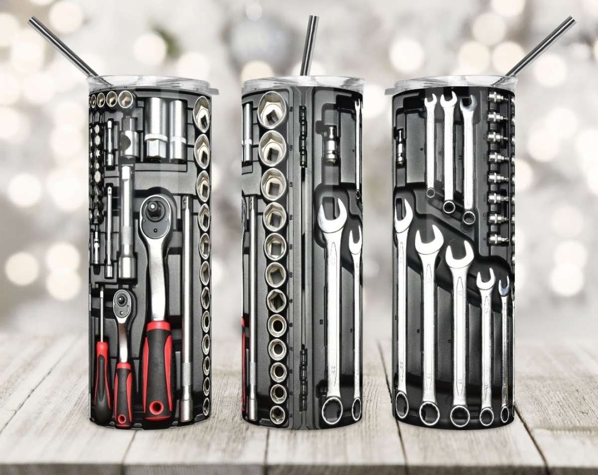 mechanic 20oz Stainless Steel Tumbler