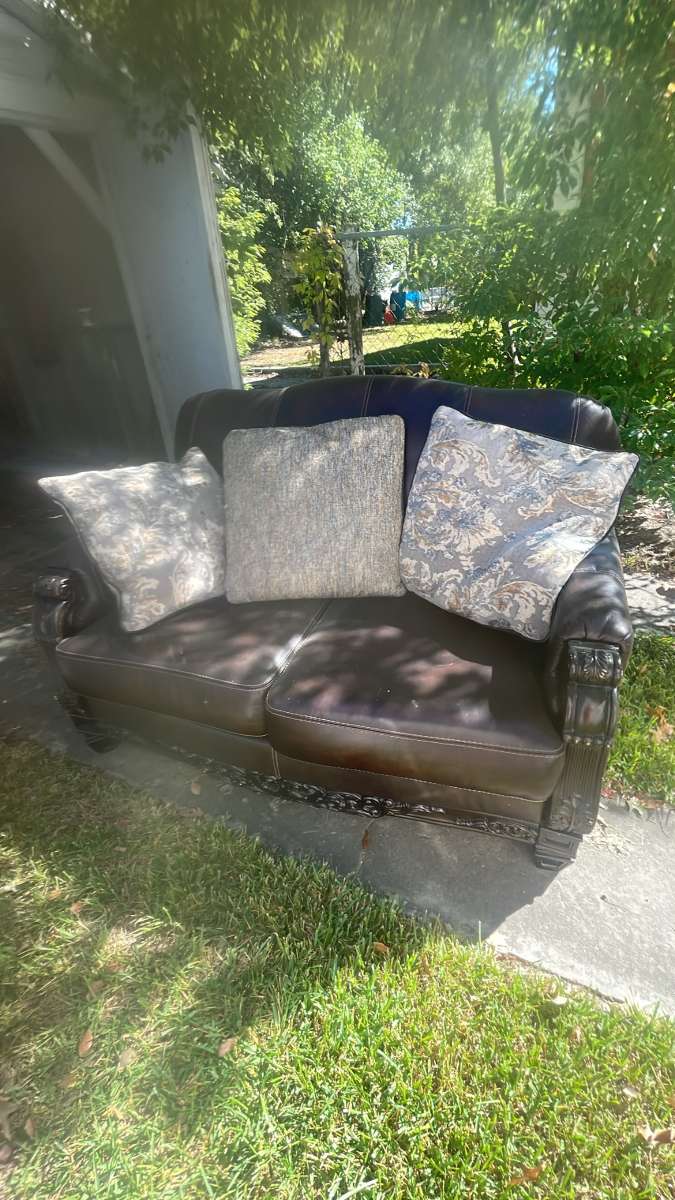 leather couch