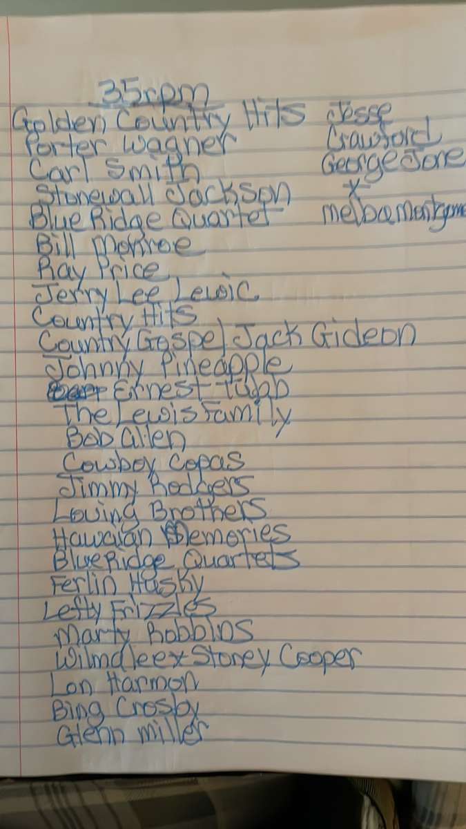 Old country album records