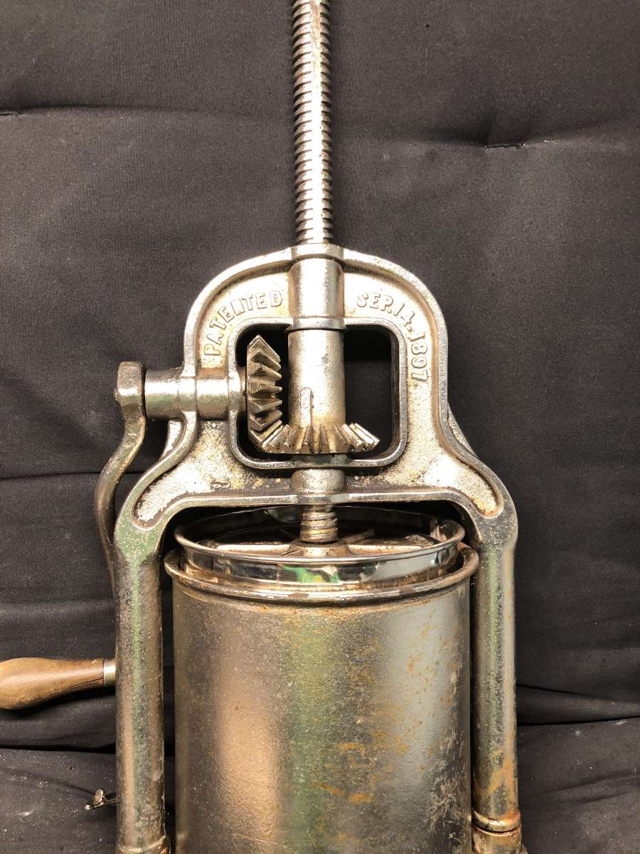 1879 Simmons sausage grinder or berry grinder