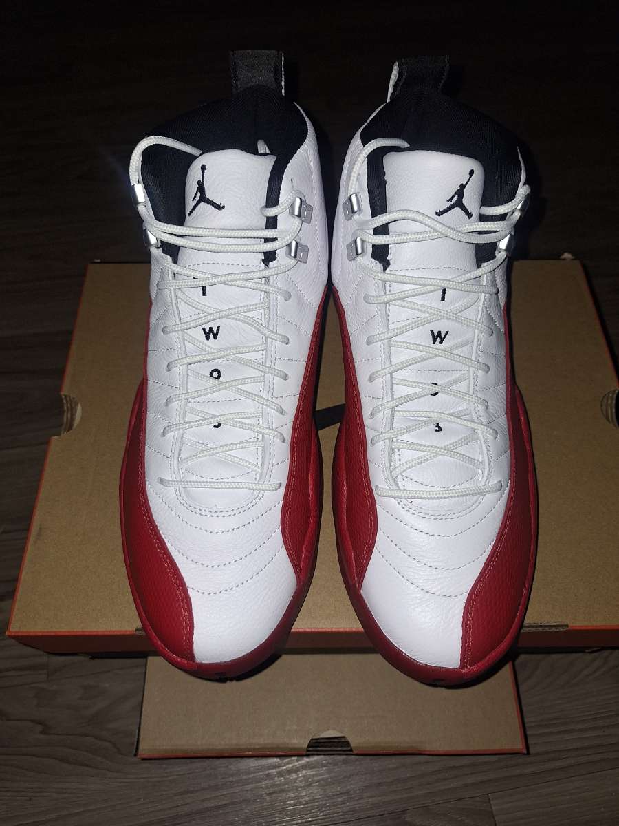 2 pairs of jordan 12s cherry Both size 12
