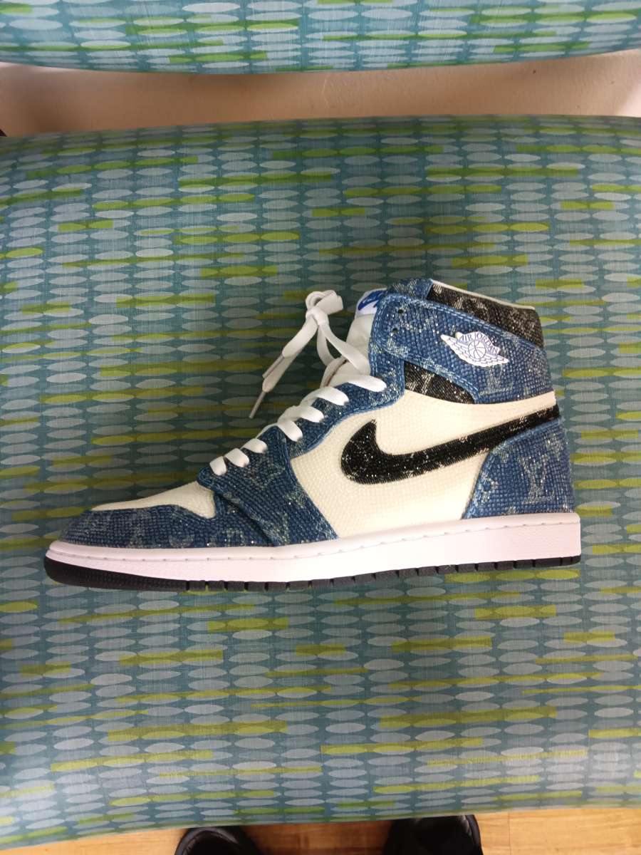 custom Lv Jordan 1