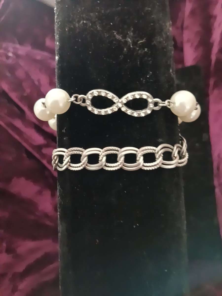 2 row infinity bracelet