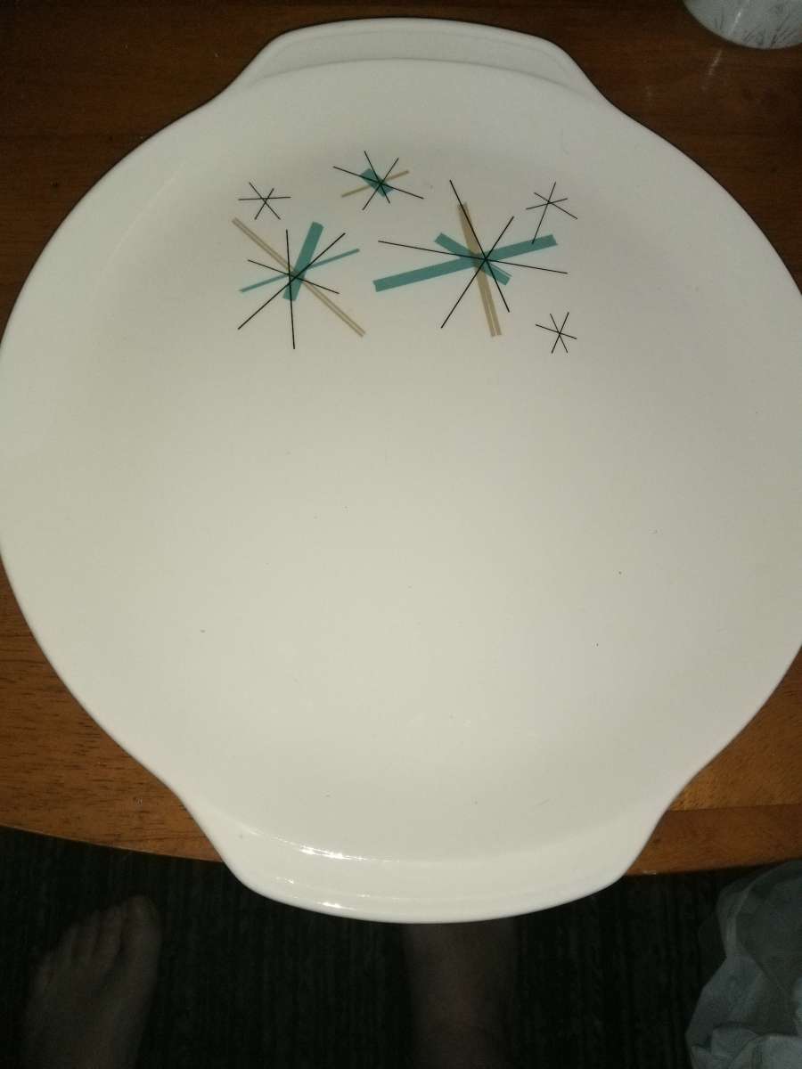 Salem China NORTHSTAR LARGE handled platter