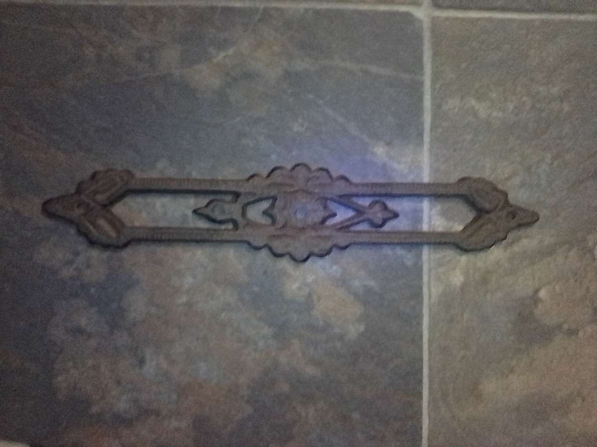 WROUTE IRON DECRATIVE PLAQUE