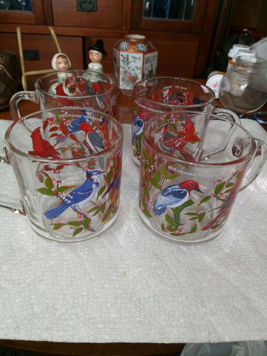 4 Arcorac Audubon Birds of America Mugs