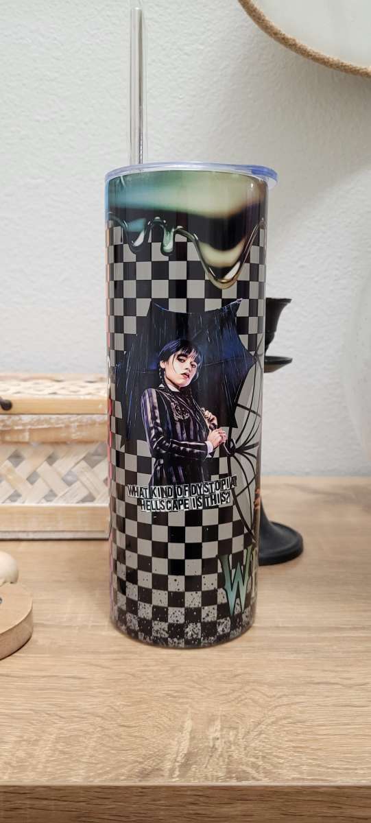 Wednesday stainless steel tumbler